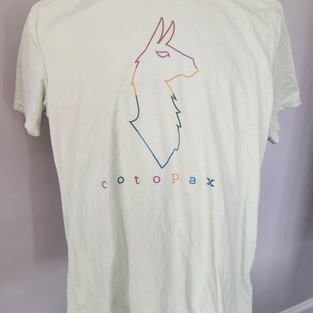 Cotopaxi Light Green Women's T-Shirt Size L